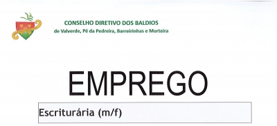 EMPREGO - ESCRITURÁRIA (M/F)